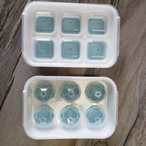 Large ice mold trays